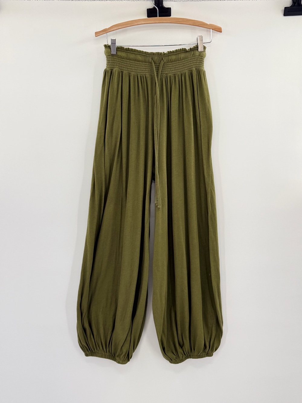 Out From Under Urban Outfitters Olive Green Harem Jogger Lounge Pants Boho Beach - Picture 5 of 11